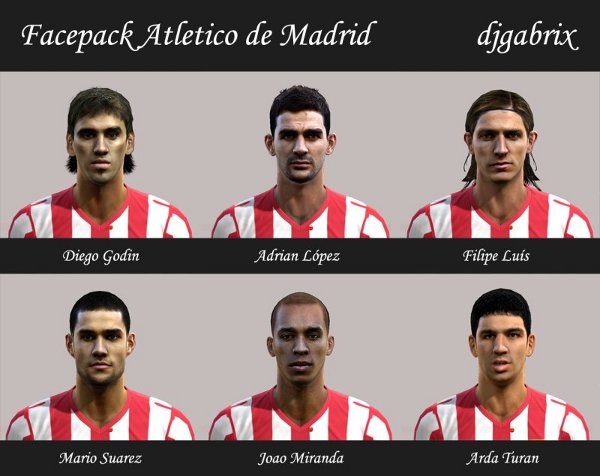 facepack atletico de madrid pes 2013