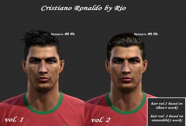 cara cristiano ronaldo pes 2013