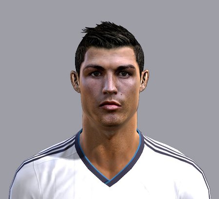 cara cristiano ronaldo y coentrao pes 2013