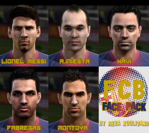 facepack barcelona pes 2013
