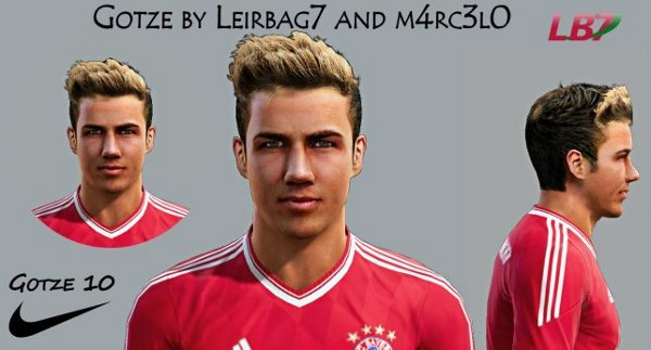 Cara de Gotze pes 2013