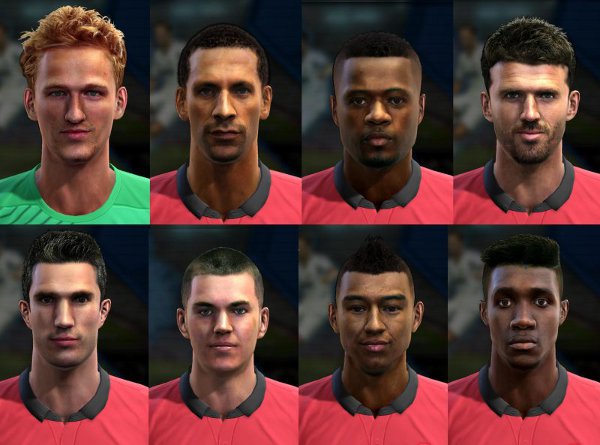 caras manchester pes 2013