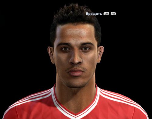 cara thiago alcantara pes 2013