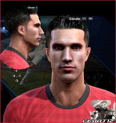 cara van persie pes 2013