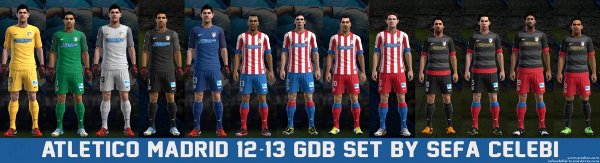 Atletico de Madrid 2012-2013 PES 2013 GDB - by Sefa Çelebi
