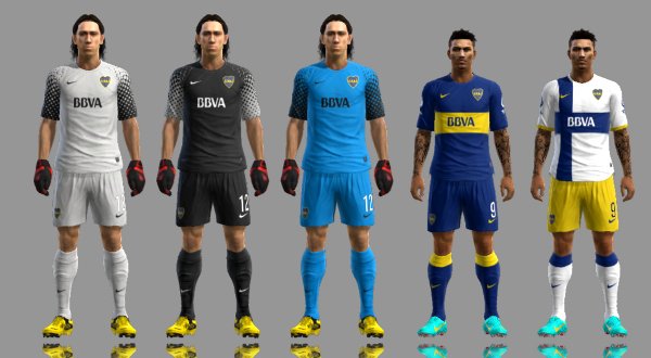 equipacion boca Juniors pes 2013