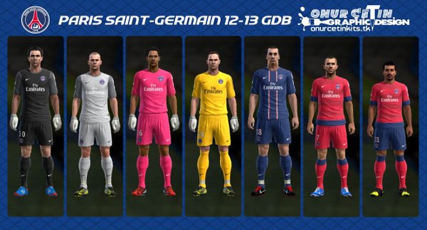 kit del psg pes 2013