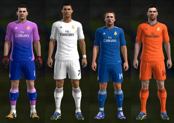 Real Madrid kits pes 2013