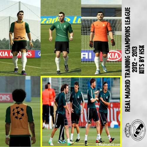 kit entrenamiento champions league real madrid