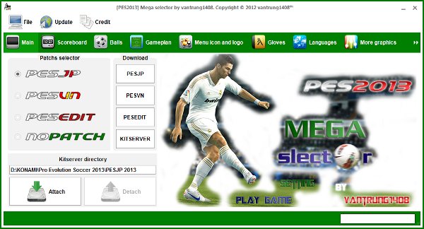 Mega selector para pes 2013