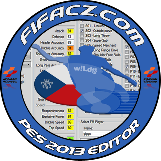 PES2013 Editor v1.4.0 - by w!Ld@