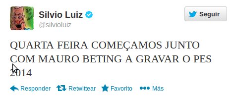 PES 2014: Los comentaristas brasileños empezaran a grabar esta semana
