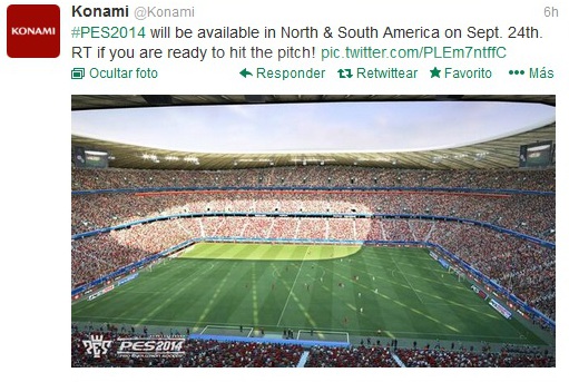 PES 2014: A la venta en américa el 24 de septiembre