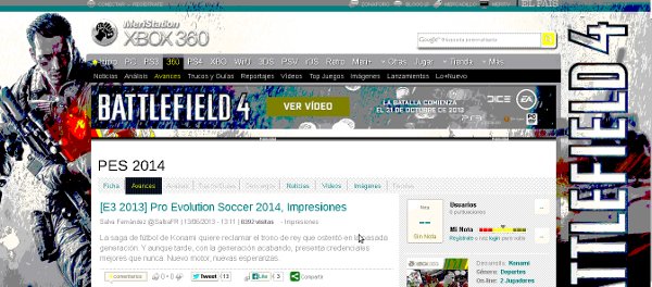 PES 2014: Impresiones de Meristation en el E3