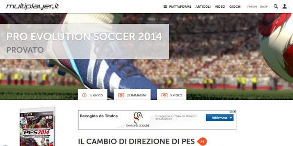 PES 2014: Impresiones de la nueva demo por Multiplayer.it
