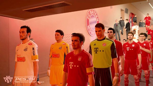 PES 2014: Imagen tunel vestuarios Allianz Arena