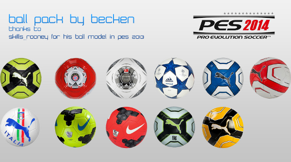 pack balones pes 2014