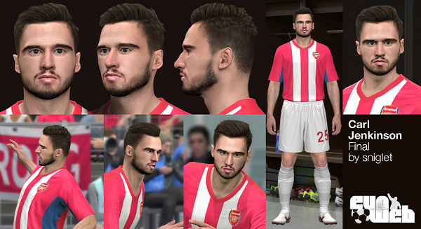 Carl Jenkinson  PES 2014 - by sniglet
