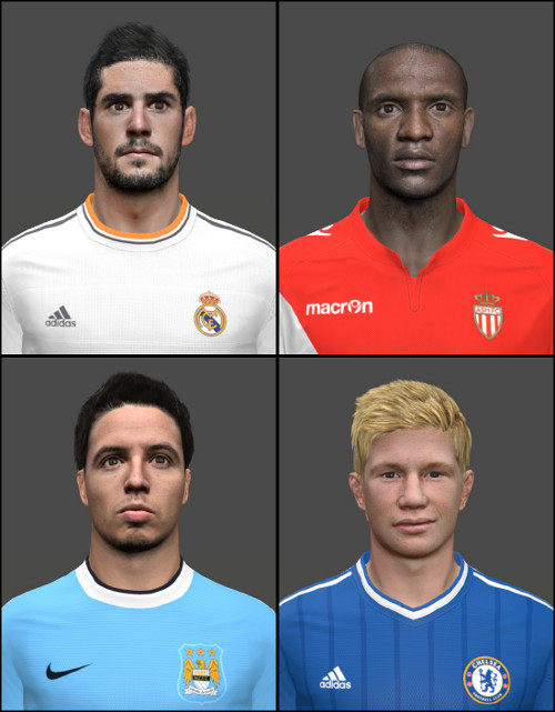 caras pes 2014