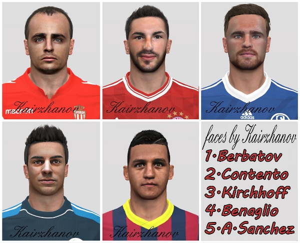 caras pes 2014
