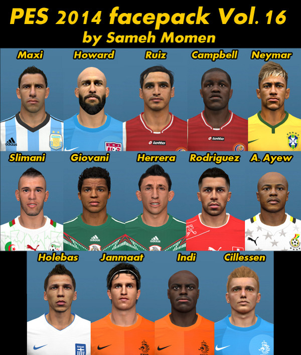 caras pes 2014