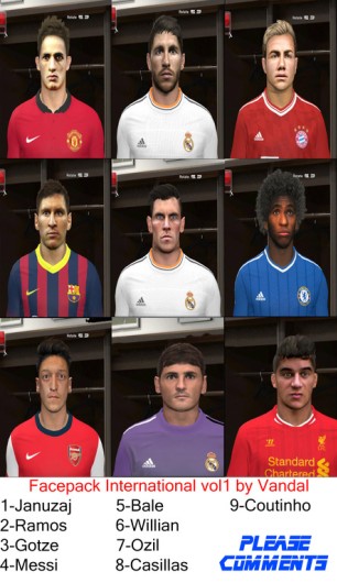 caras pes 2014