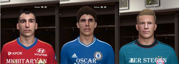 caras pes 2014