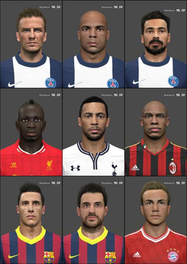 caras pes 2014