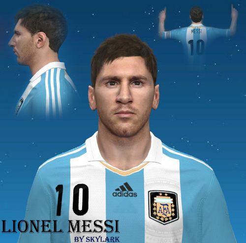 cara messi pes 2014