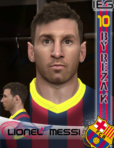 cara messi pes 2014
