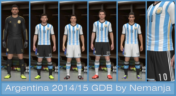 equipaciones pes 2014