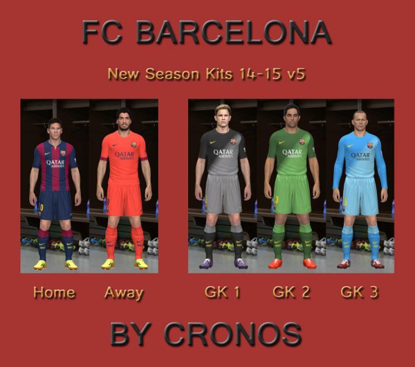 kits barcelona pes 2014