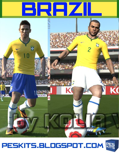 equipacion brasil pes 2014