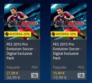 PES 2015: PS4 y PS3 ofertón por navidad en PlayStation Store
