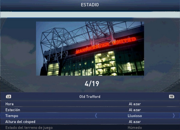 PES 2015: Opciones de partido