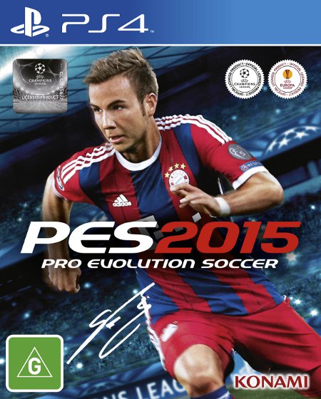 PES 2015: Mario Götze la estrella del pack shot