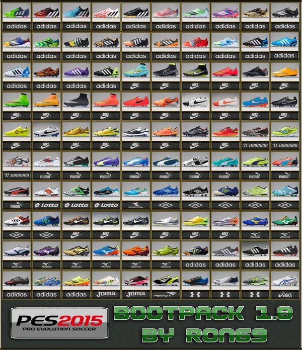 pack botas pes 2015