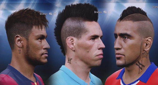 Facepack v1 + Tatuajes PES 2015 - by chris20