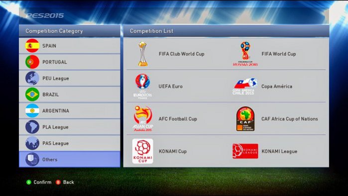 parche pes 2015