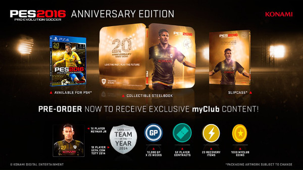 PES 2016: Edición 20 aniversario