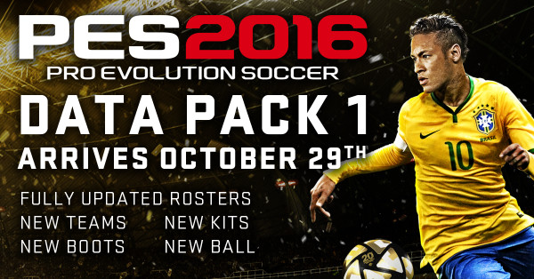 PES 2016: Parche 1.2 y DLC 1.0 ya disponibles