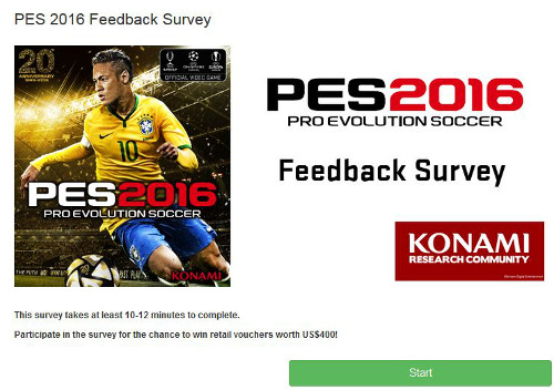 PES 2016: Konami sigue buscando vuestra opinión