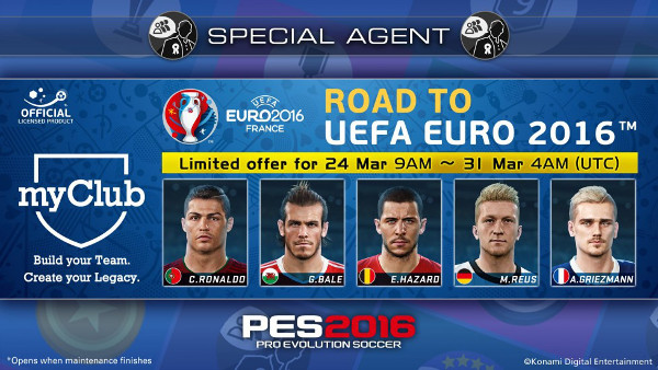 PES 2016: myClub Campaña Camino a la UEFA Euro 2016