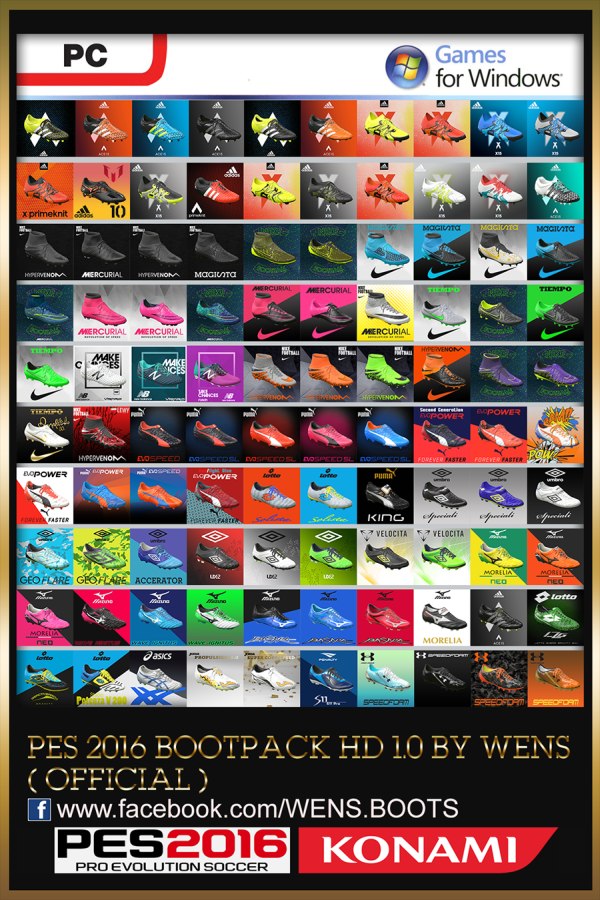 botas pes 2016