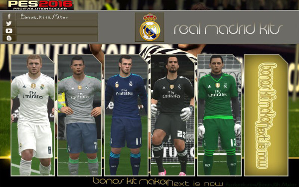 equipacion real madrid pes 2016