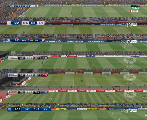 Default Scoreboards + TV Logo PES 2016 - by Txak