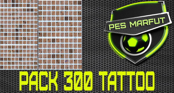 pack de tatuajes pes 2016