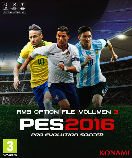 PES 2016 Option File PS3 NPUB-BLUS v3 - by RMB