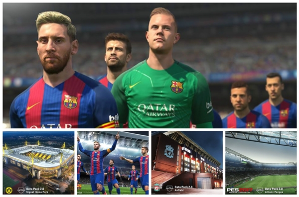 PES2017: Contenido y fecha del paquete de datos 2.0