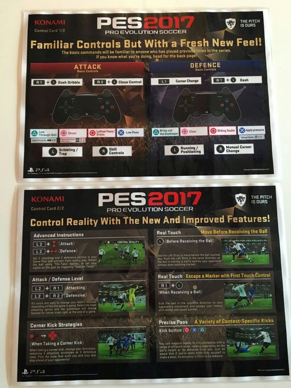 PES 2017: Nuevos controles y características